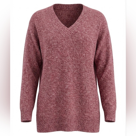 Athleta Mulberry Wool Cashmere Tunic Sweater. Size M - Picture 3 of 9